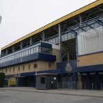 Sfeerbeeld rond het Joseph Marienstadion van Union SG in Brussel