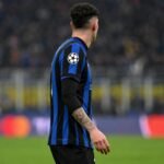 Alessandro Bastoni in actie voor Internazionale tijdens een wedstrijd.