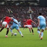 Spelmoment uit Manchester United tegen Nottingham Forrest in de Premier League