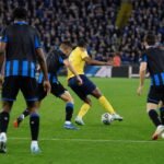 Actiemoment in het Jan Breydelstadion tijdens Club Brugge tegen Union SG