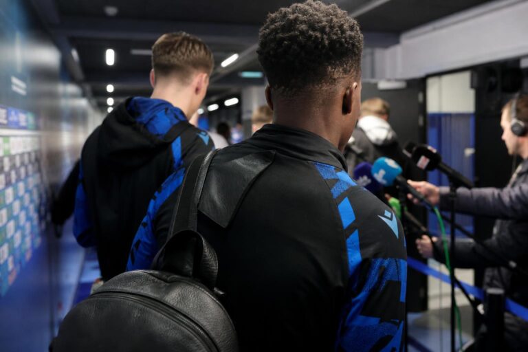Hans Vanaken van Club Brugge reageert na de 5-0 forfaitzege tegen Union SG.