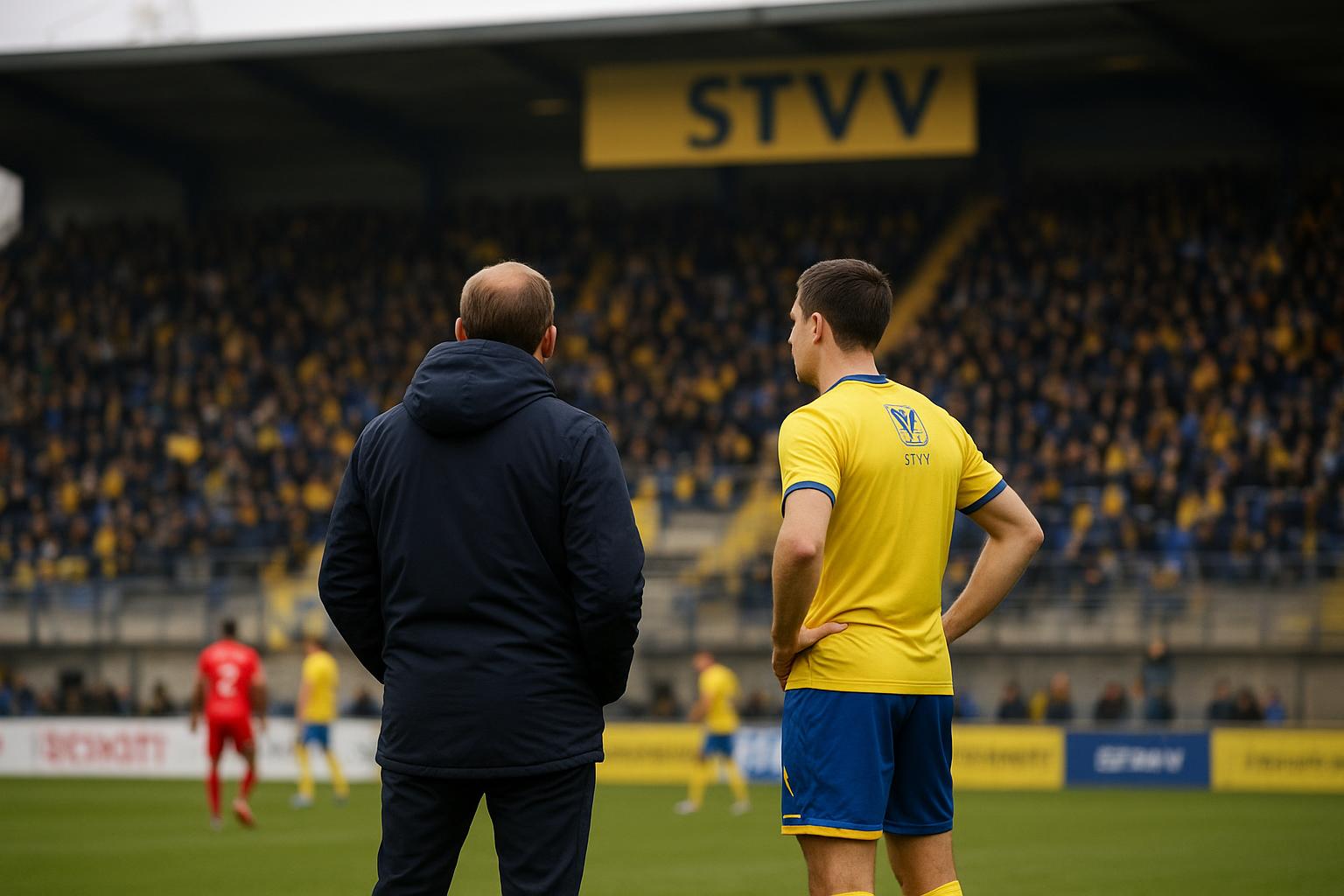 Sfeerbeeld in en rond Stayen bij STVV in aanloop naar een mogelijke trainerswissel