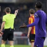 Eric Llansana van RSC Anderlecht na de wedstrijd tegen KV Mechelen