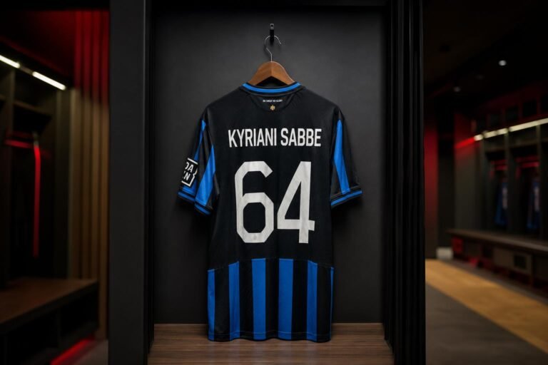 Kyriani Sabbe als jonge Belgische rechterflankverdediger in een scoutingprofiel