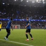 Sfeerbeeld in het Jan Breydelstadion bij Club Brugge tegen Union SG, zonder herkenbare gezichten.