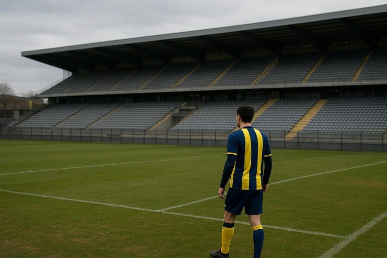 Stadionomgeving bij Union SG als sfeerbeeld rond de plannen voor een nieuw stadion