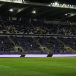 Sombere sfeer in het Lotto Park tijdens een wedstrijd van RSC Anderlecht