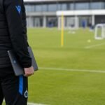 Guilian Preud’homme in Club Nxt-context tijdens een moment rond het sportieve beleid bij Club Brugge