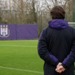 Guillaume Gillet in een Anderlecht-context op Neerpede rond jeugdwerking