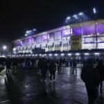Sfeerbeeld in en rond het stadion van RSC Anderlecht