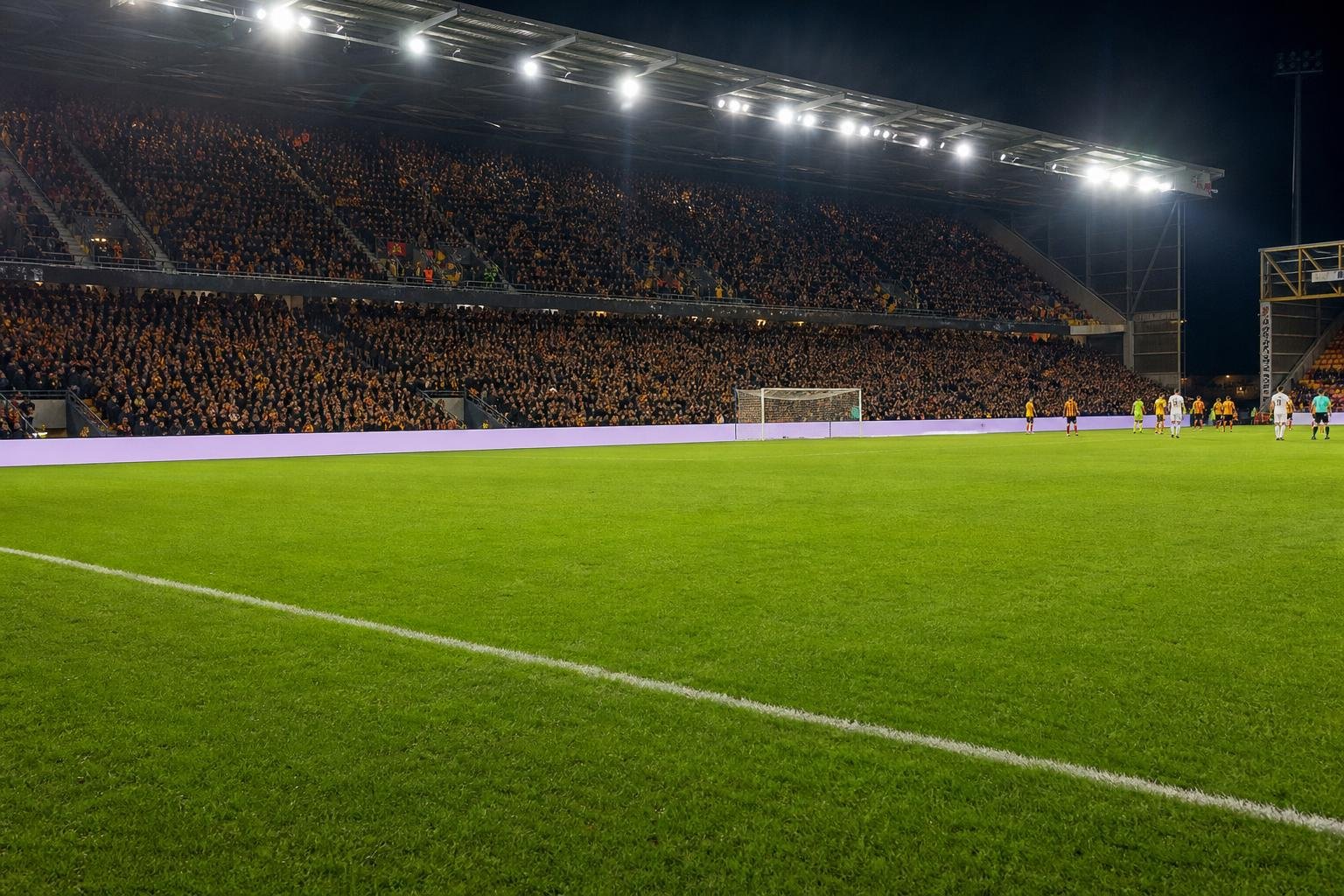 Sfeerbeeld in het AFAS Stadion Achter De Kazerne bij KV Mechelen tegen Club Brugge