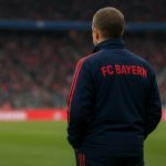 Vincent Kompany langs de zijlijn bij Bayern München in een wedstrijdcontext
