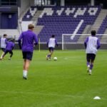 Sfeerbeeld in het Lotto Park bij RSC Anderlecht met focus op jeugdwerking