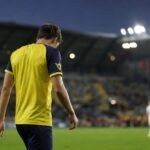 Actiebeeld van Anan Khalaili in het shirt van Union Saint-Gilloise tijdens een wedstrijd
