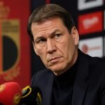 Rudi Garcia tijdens een gespannen moment bij de Rode Duivels