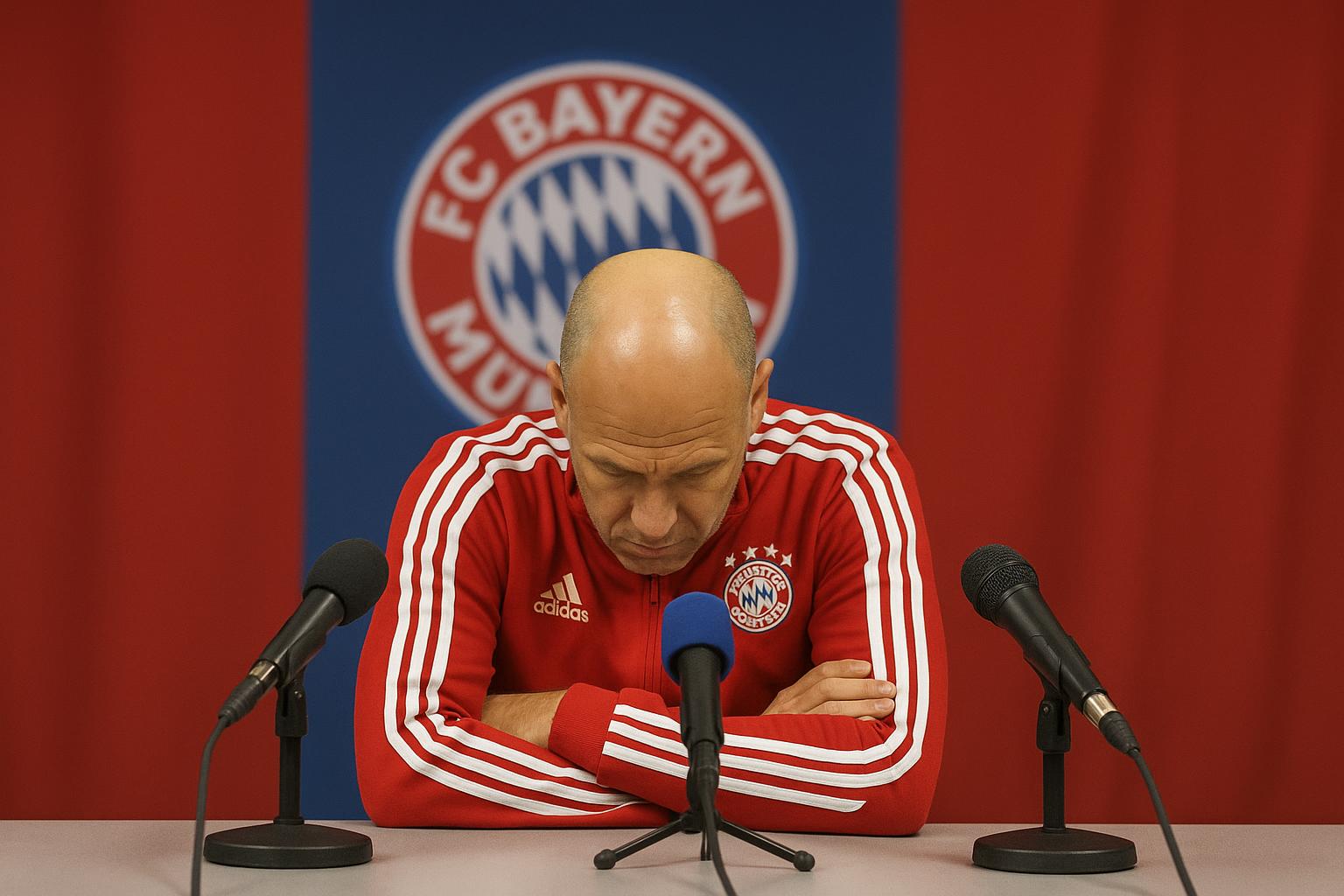 Vincent Kompany, trainer van Bayern München, reageert na de 3-3 tegen Heidenheim op vragen over de defensie.