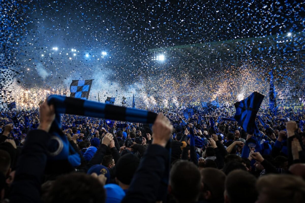 Club Brugge viert de landstitel na een zenuwslopende ontknoping