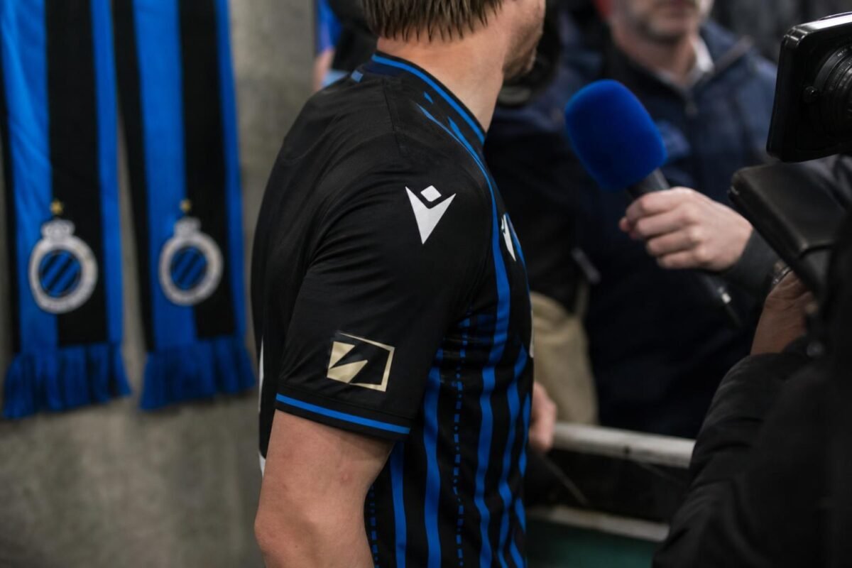 Hans Vanaken viert de titel met Club Brugge na de ontknoping
