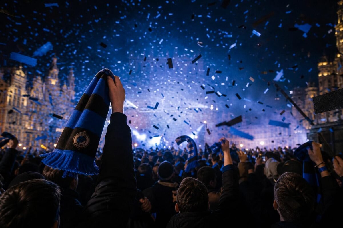 Club Brugge viert de twintigste landstitel in blauw-zwarte kampioensfeer