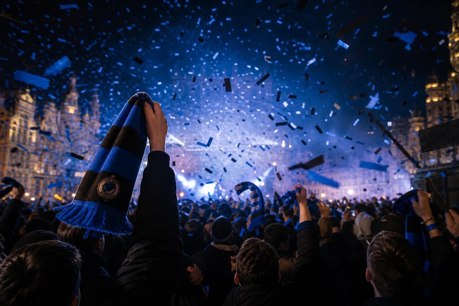 Club Brugge viert de twintigste landstitel in blauw-zwarte kampioensfeer