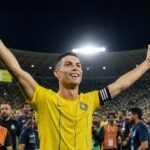 Cristiano Ronaldo viert een belangrijk moment met Al Nassr na de titel