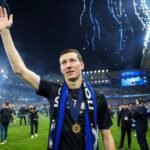 Hans Vanaken tijdens een titelviering van Club Brugge