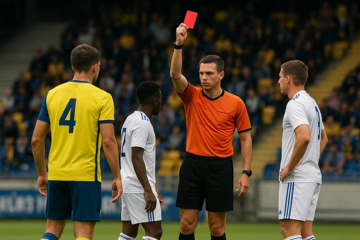 Sfeerbeeld van STVV tegen Union op Stayen na een vroege rode kaart
