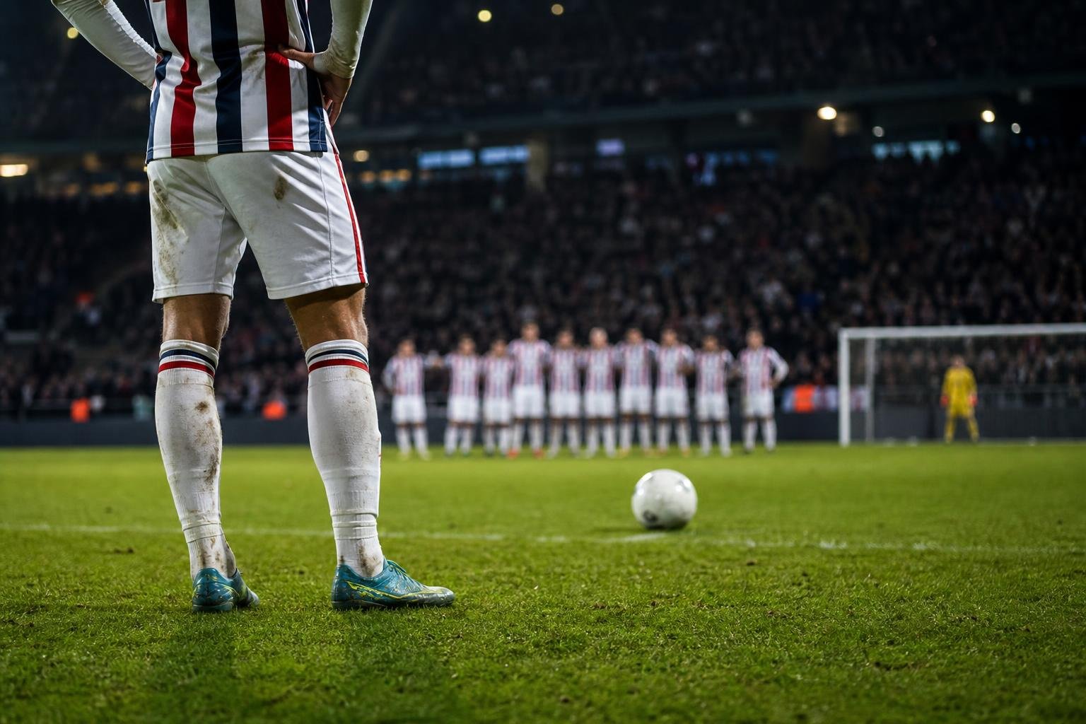 Spannende strafschoppenreeks in een stadion met Willem II-sfeer zonder herkenbare gezichten