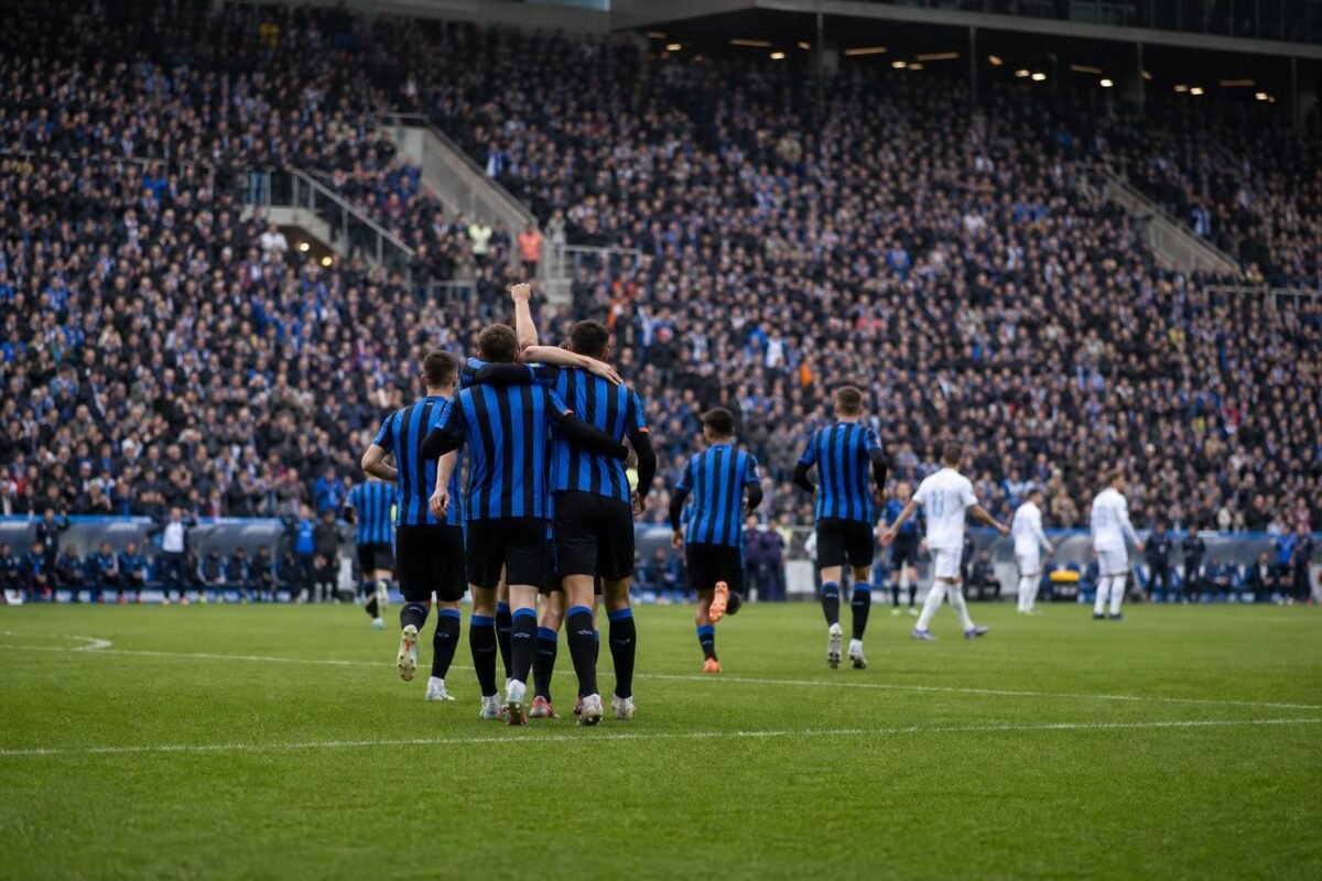 Wedstrijdactie tussen Club Brugge en KAA Gent