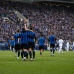 Wedstrijdactie tussen Club Brugge en KAA Gent