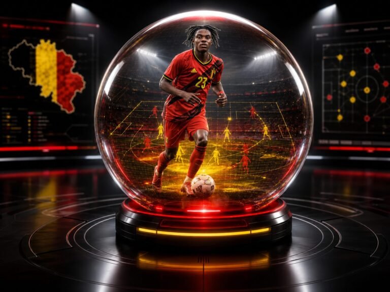 Romeo Lavia in een glazen bol