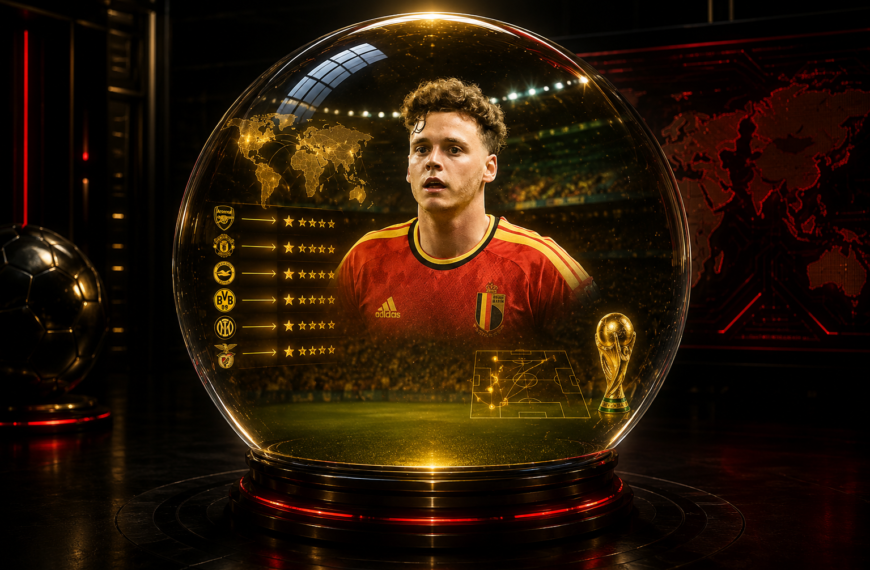 Maxim De Cuyper in de Glazen Bol van VoetbalFocus