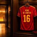 Rode Duivels-tenue van Koni De Winter