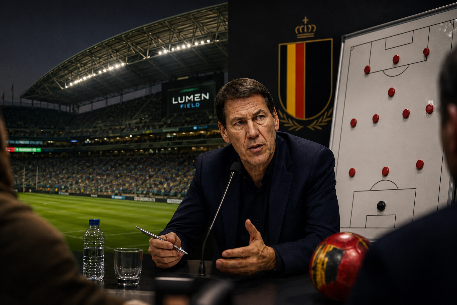 Rudi Garcia bondscoach van de Rode Duivels