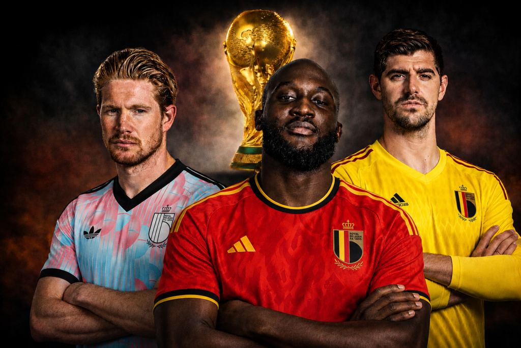 Header voor WK-pagina Rode Duivels