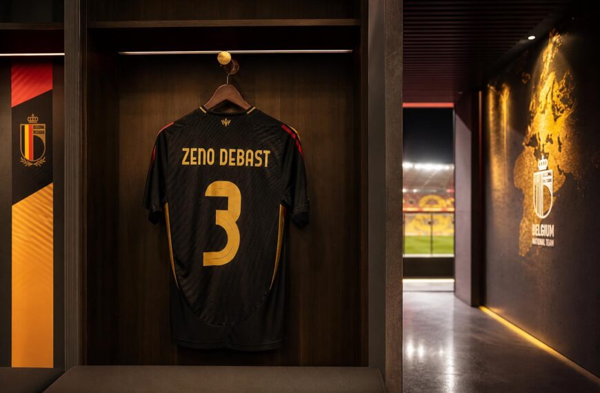 Zeno Debast als jonge Belgische centrale verdediger in WK-context