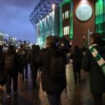 Transferachtige stadioncontext rond Celtic en Premier League-interesse zonder herkenbare gezichten