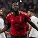 Romelu Lukaku tijdens een WK-moment met de Rode Duivels