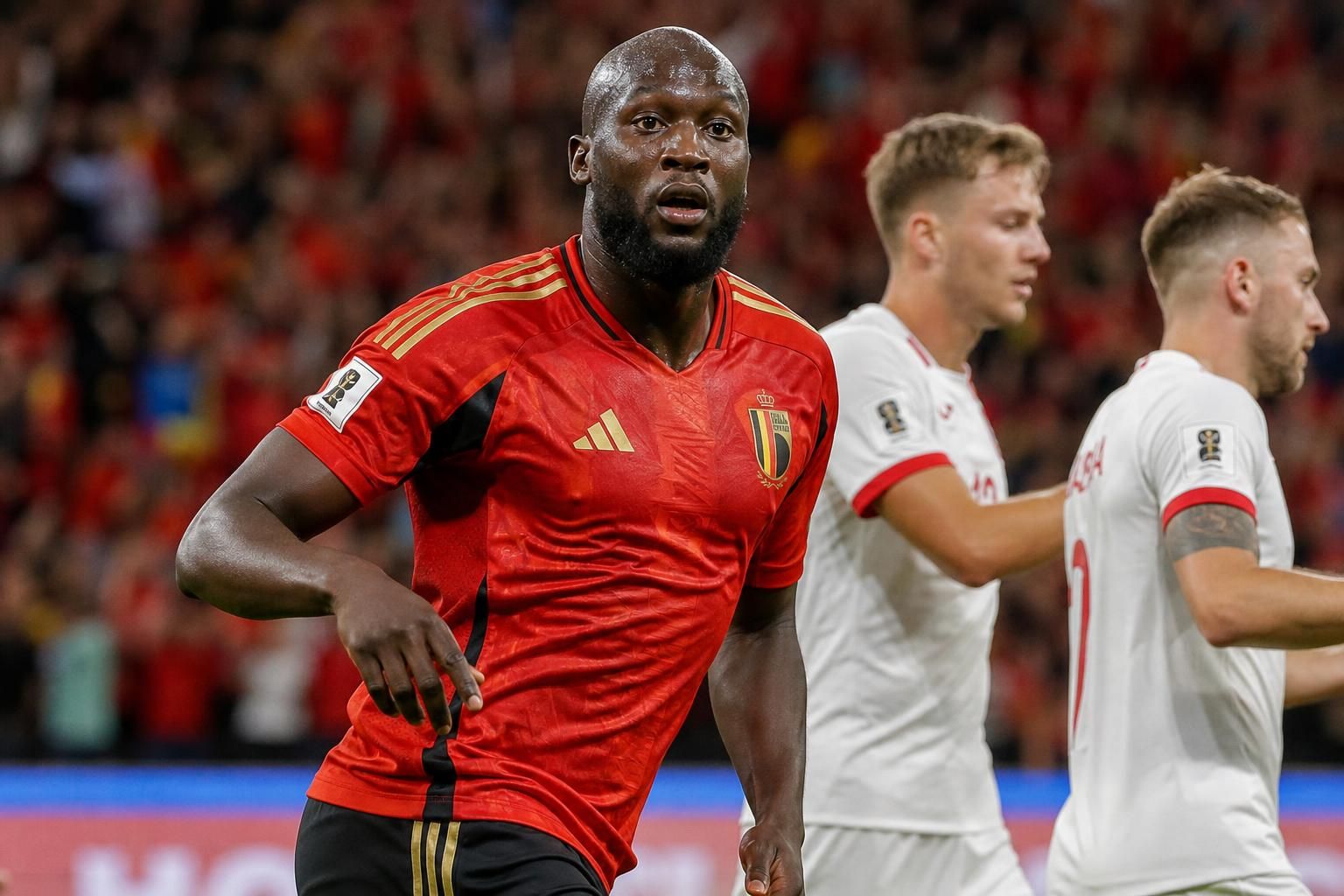 Romelu Lukaku in actie bij de Rode Duivels