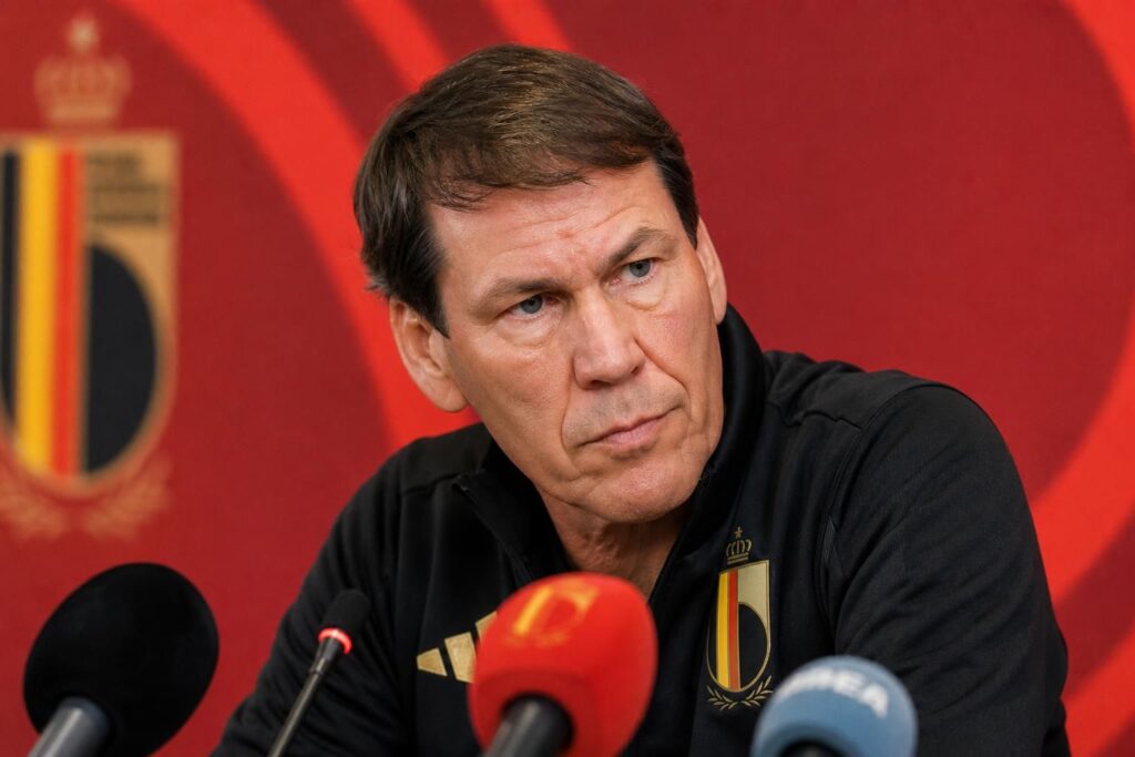 Rudi Garcia bij de Rode Duivels in aanloop naar de wedstrijd tegen Iran