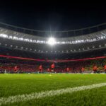 Stadionsfeer rond een WK-wedstrijd van de Rode Duivels met gespannen wedstrijdcontext