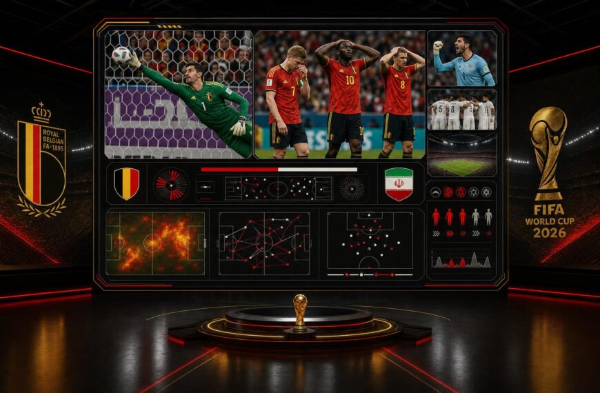 Thibaut Courtois houdt België recht tegen Iran op het WK 2026