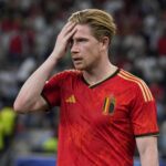 Kevin De Bruyne tijdens een gespannen WK-moment bij de Rode Duivels