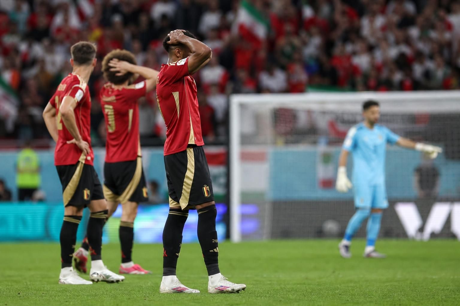 Frustratie bij de Rode Duivels na gemiste kansen tegen Iran op het WK