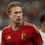 Kevin De Bruyne tijdens een gespannen WK-moment bij de Rode Duivels