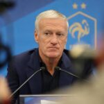 Didier Deschamps bij Frankrijk tijdens een WK-moment