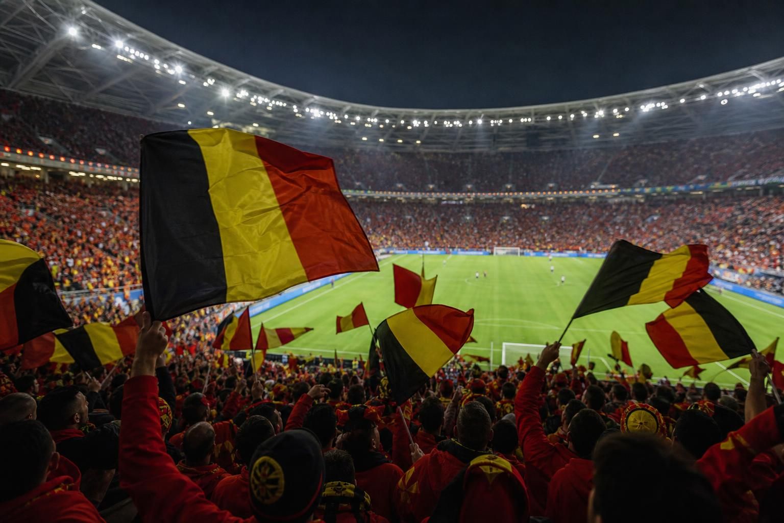Gespannen WK-sfeer rond de Rode Duivels tijdens de groepsfase