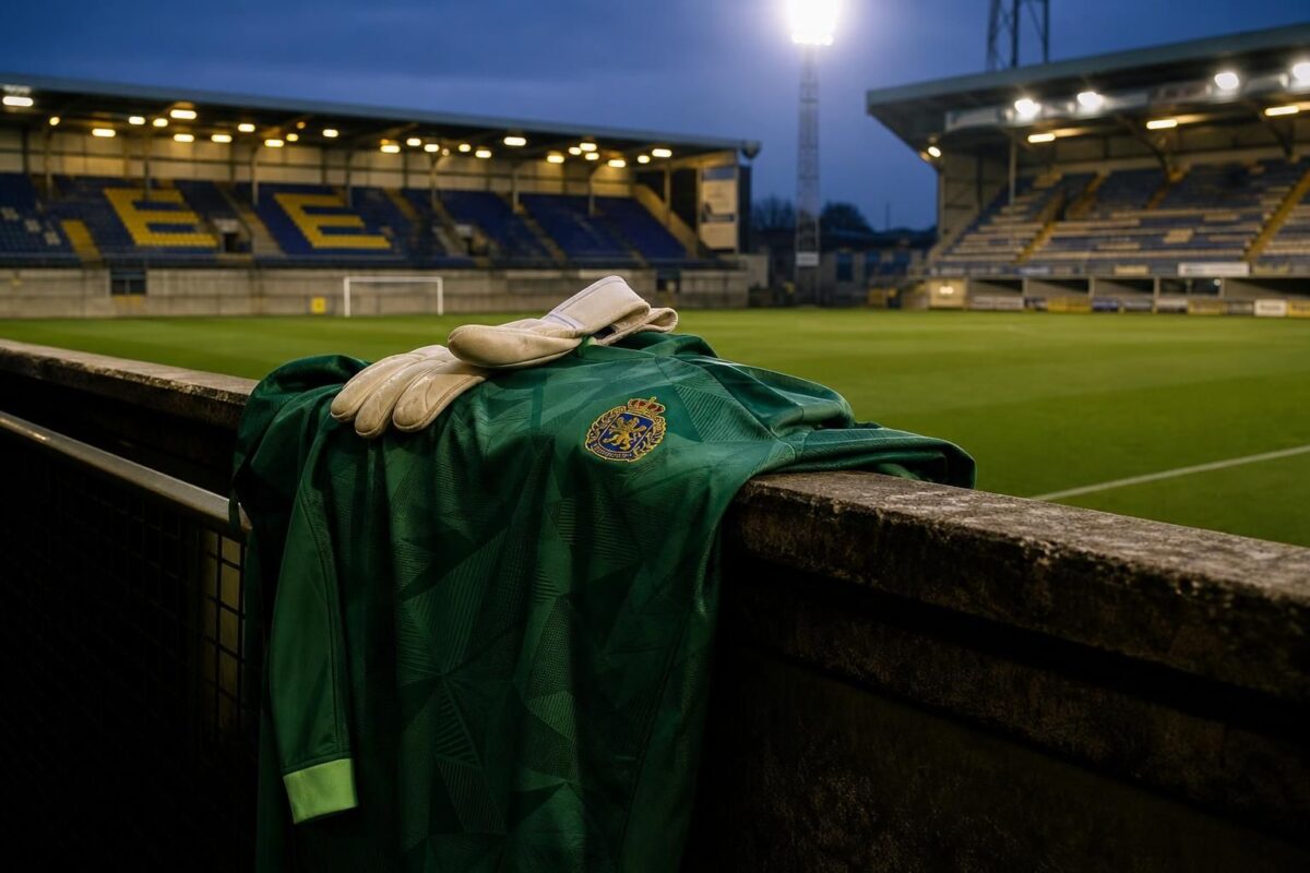 Sfeerbeeld op de Freethiel rond de mogelijke transfer van Beau Reus bij SK Beveren