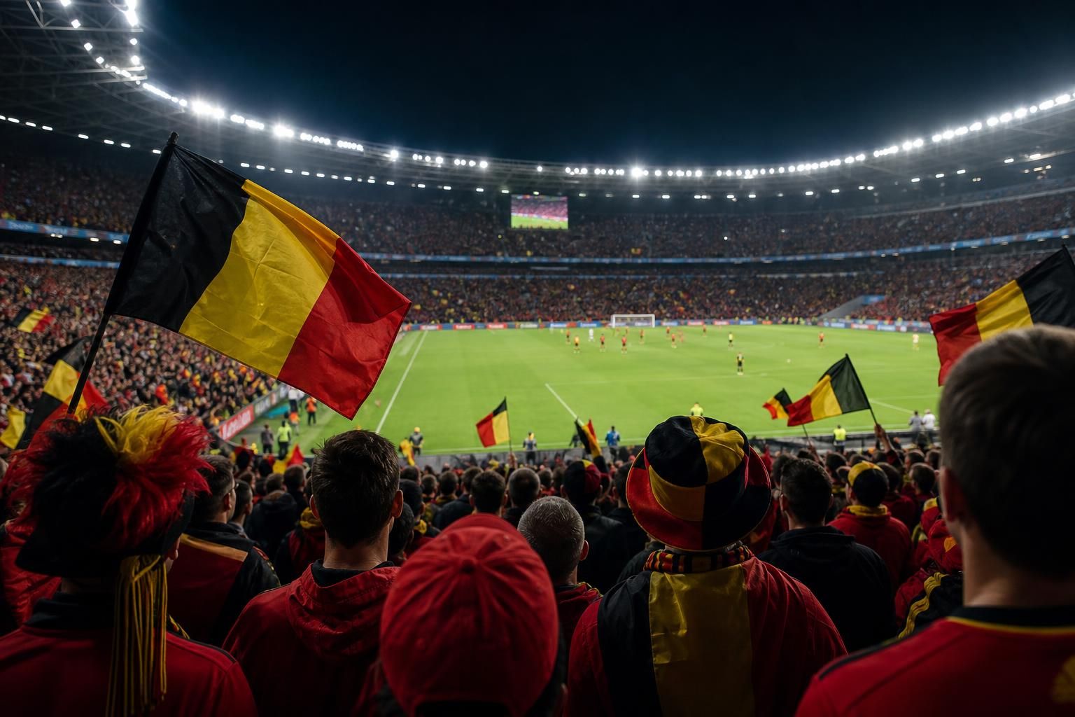 Gespannen WK-sfeer rond de Rode Duivels tijdens de groepsfase