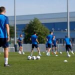 Trainingssfeer bij KAA Gent tijdens de voorbereiding zonder herkenbare gezichten